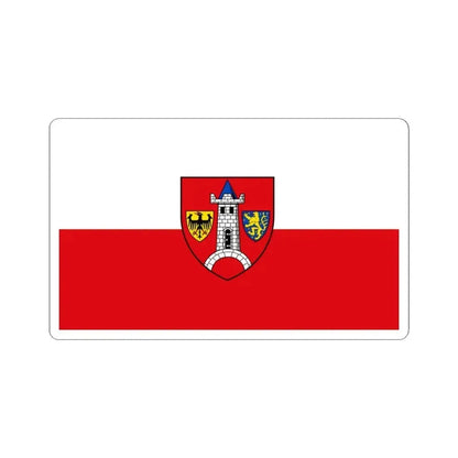 Flag of Schwabach Germany - STICKER Vinyl Kiss-Cut Decal 3 Inch White - The Sticker Space
