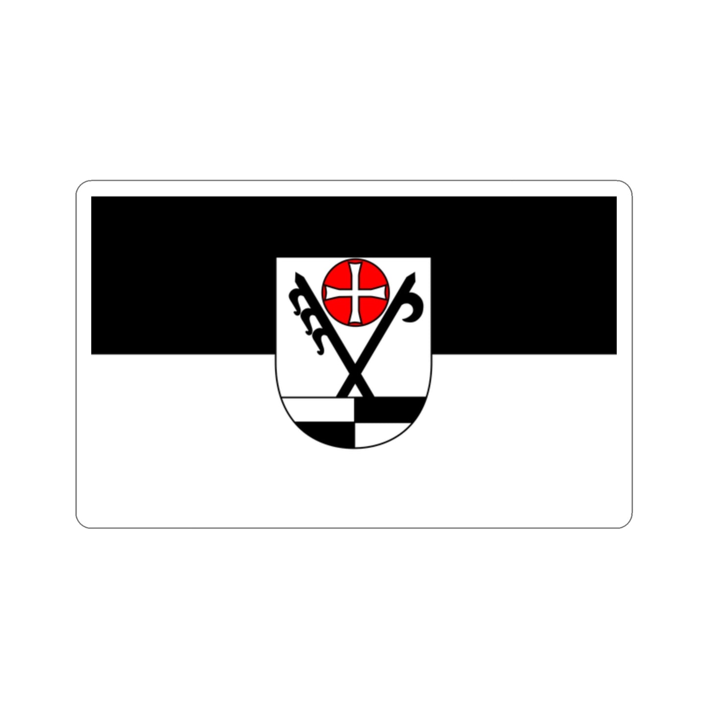 Flag of Schwäbisch Hall Germany STICKER Vinyl Die-Cut Decal-2 Inch-The Sticker Space