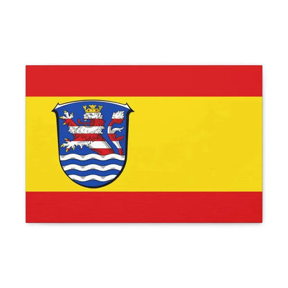 Flag of Schwalm Eder Kreis Germany - Canvas Wall Art 18″ x 12″ 1.25" - The Sticker Space