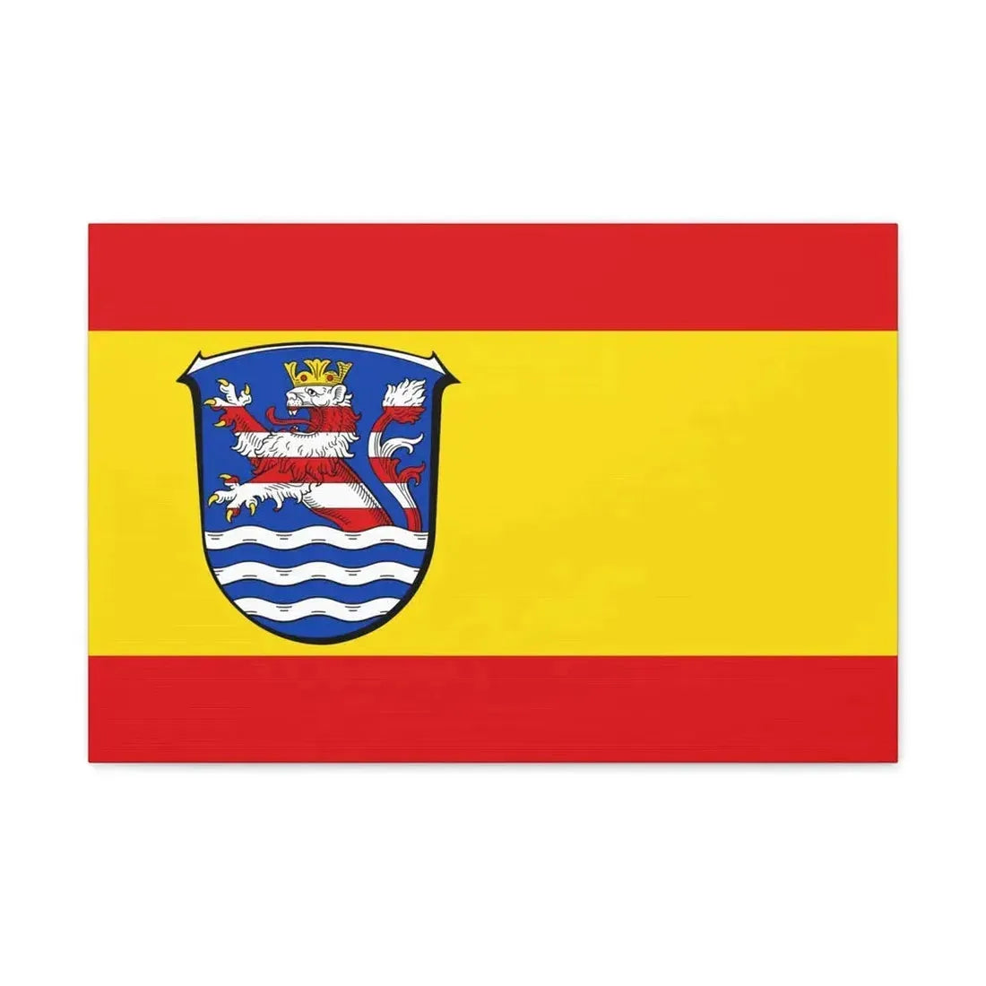 Flag of Schwalm Eder Kreis Germany - Canvas Wall Art 24″ x 16″ 1.25" - The Sticker Space