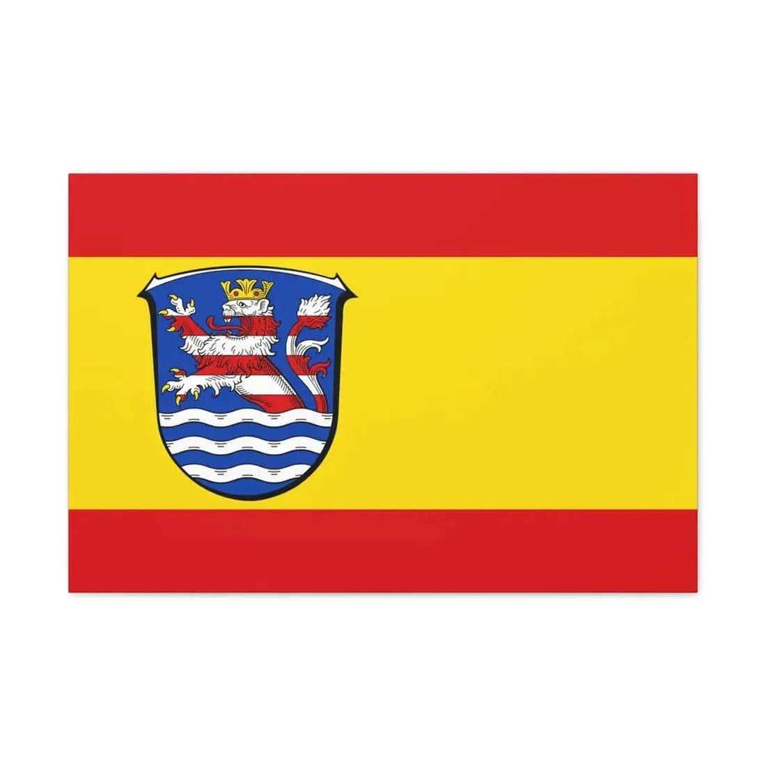 Flag of Schwalm Eder Kreis Germany - Canvas Wall Art 30" x 20" 1.25" - The Sticker Space