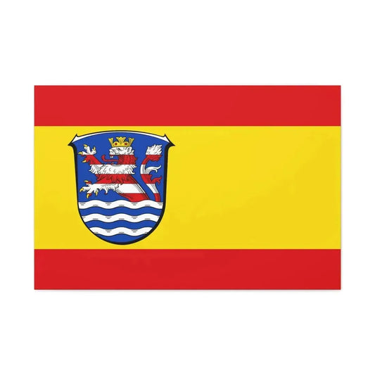 Flag of Schwalm Eder Kreis Germany - Canvas Wall Art 36" x 24" 1.25" - The Sticker Space