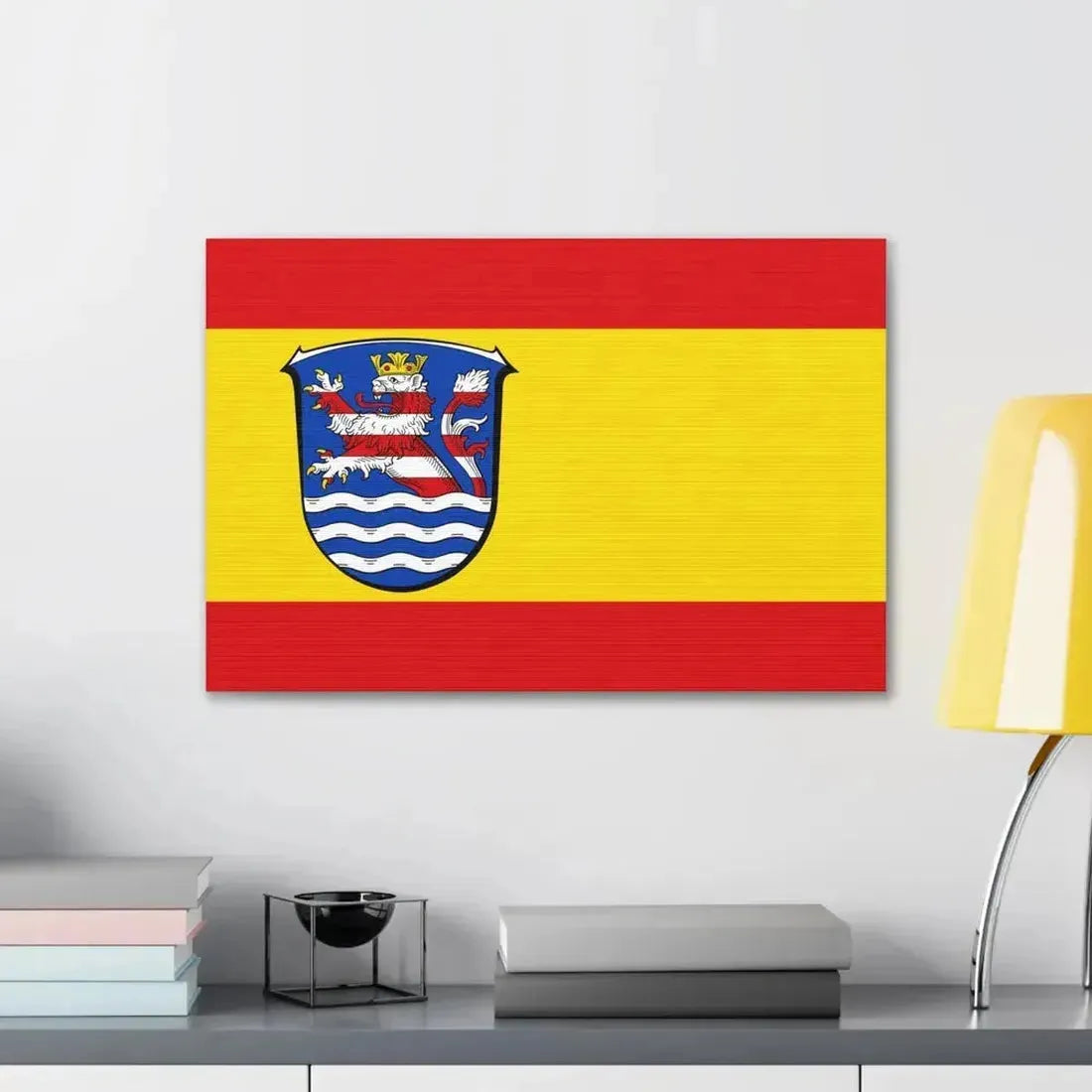 Flag of Schwalm Eder Kreis Germany - Canvas Wall Art - The Sticker Space