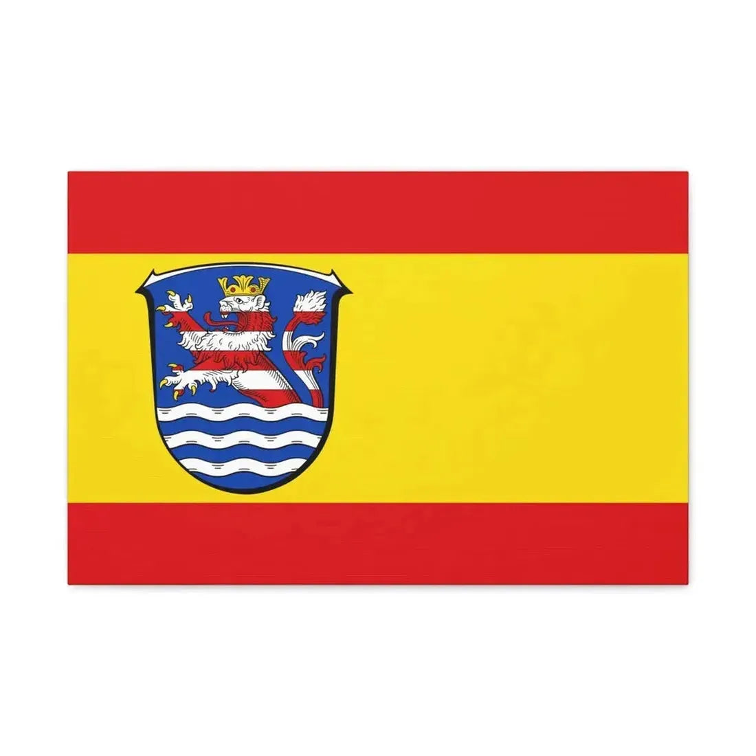 Flag of Schwalm Eder Kreis Germany - Canvas Wall Art - The Sticker Space