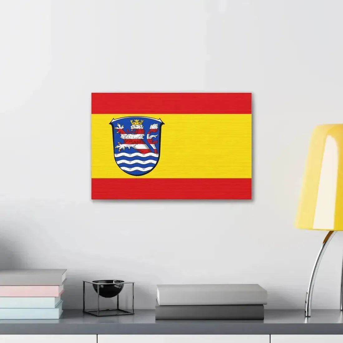 Flag of Schwalm Eder Kreis Germany - Canvas Wall Art - The Sticker Space