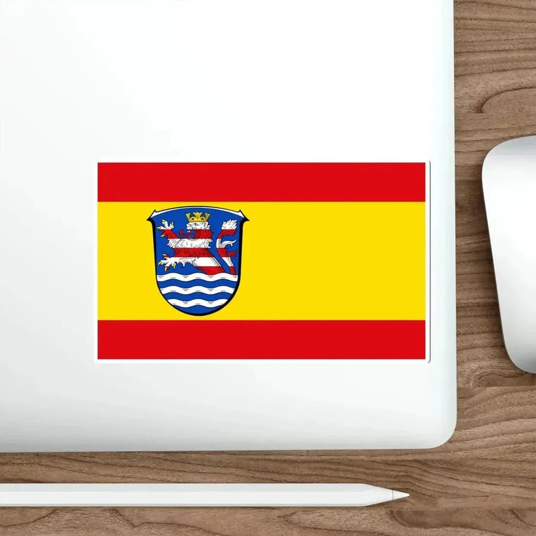 Flag of Schwalm Eder Kreis Germany STICKER Vinyl Die-Cut Decal - The Sticker Space