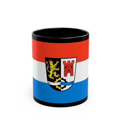 Flag of Schwandorf Germany - Black Coffee Mug-11oz-The Sticker Space