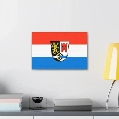 Flag of Schwandorf Germany - Canvas Wall Art - The Sticker Space