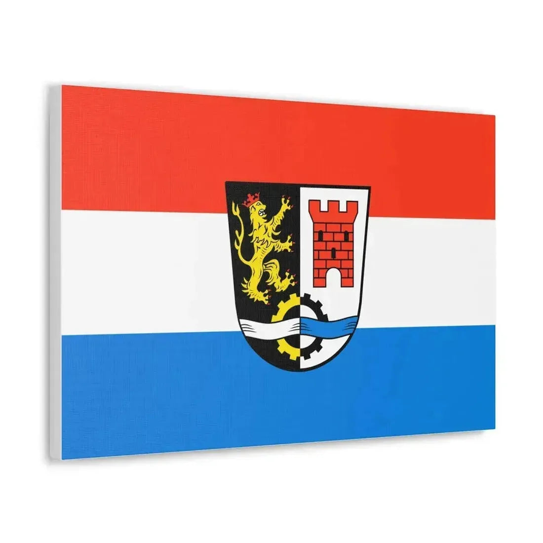 Flag of Schwandorf Germany - Canvas Wall Art - The Sticker Space