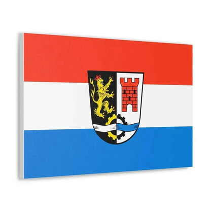 Flag of Schwandorf Germany - Canvas Wall Art - The Sticker Space