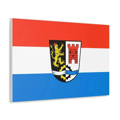 Flag of Schwandorf Germany - Canvas Wall Art - The Sticker Space