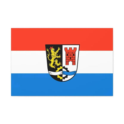 Flag of Schwandorf Germany - Canvas Wall Art - The Sticker Space