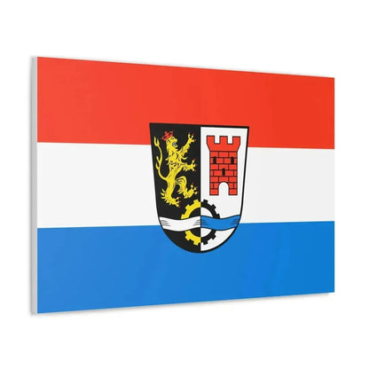 Flag of Schwandorf Germany - Canvas Wall Art - The Sticker Space
