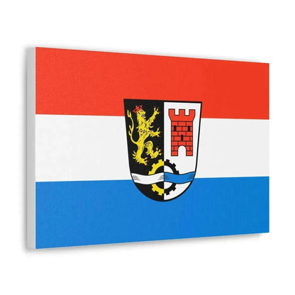 Flag of Schwandorf Germany - Canvas Wall Art - The Sticker Space