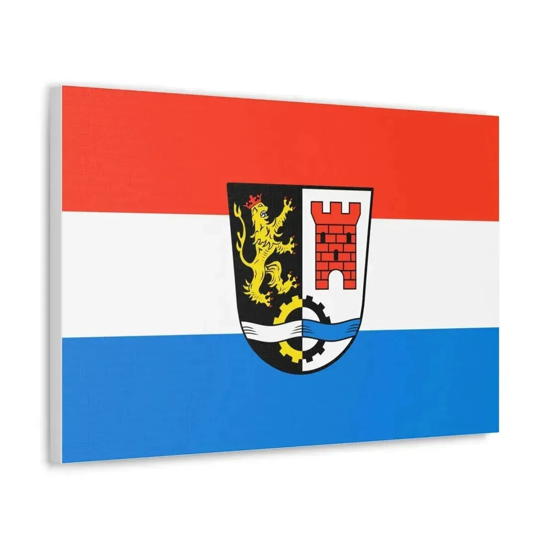 Flag of Schwandorf Germany - Canvas Wall Art - The Sticker Space