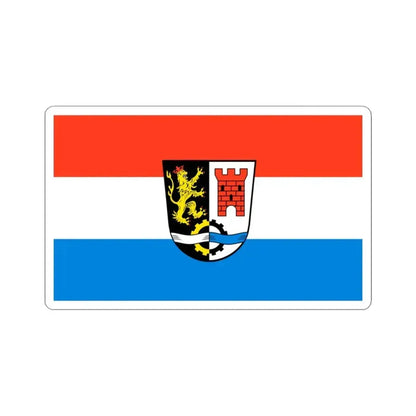Flag of Schwandorf Germany - STICKER Vinyl Kiss-Cut Decal 3 Inch White - The Sticker Space
