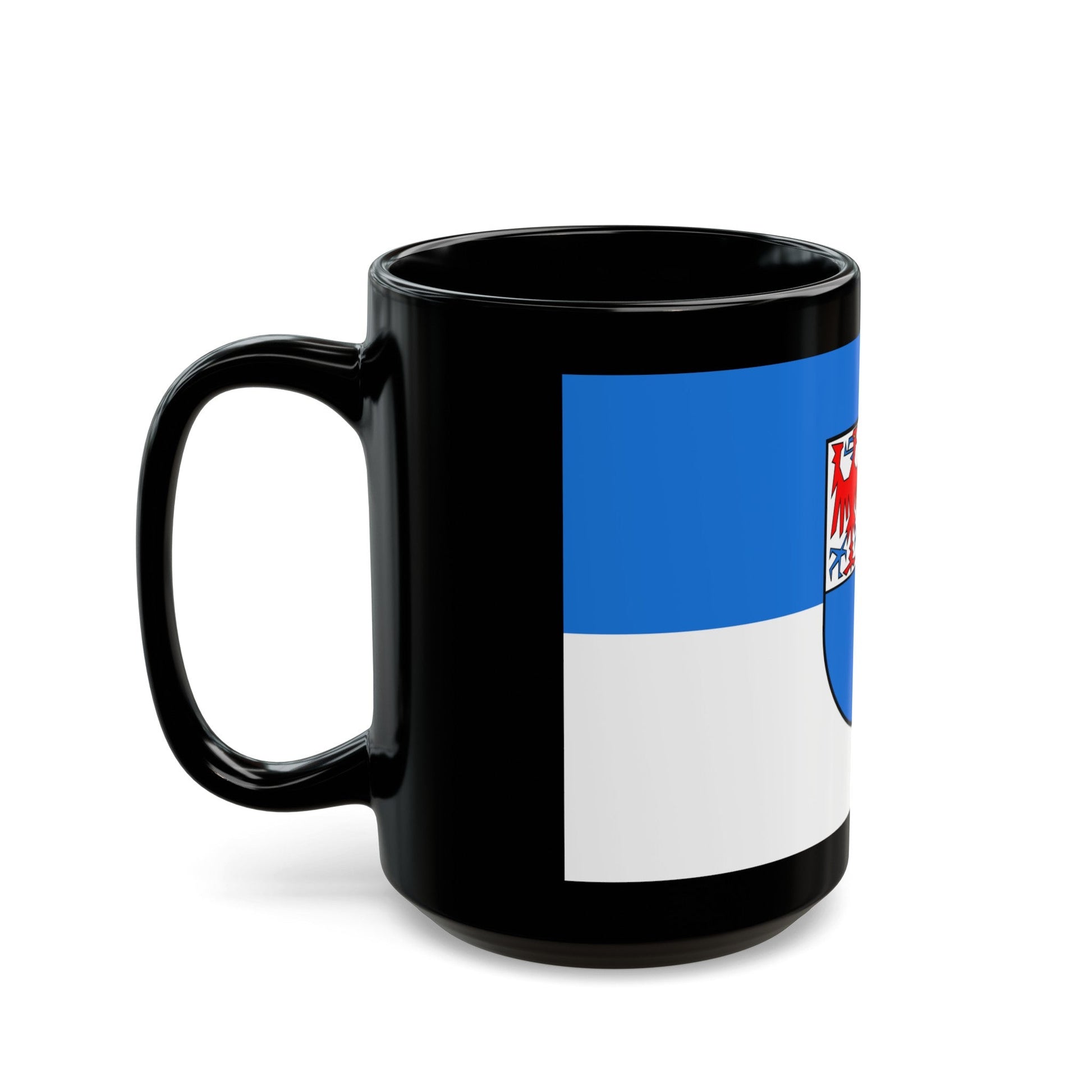 Flag of Schwarzwald Baar Kreis Germany - Black Coffee Mug-The Sticker Space