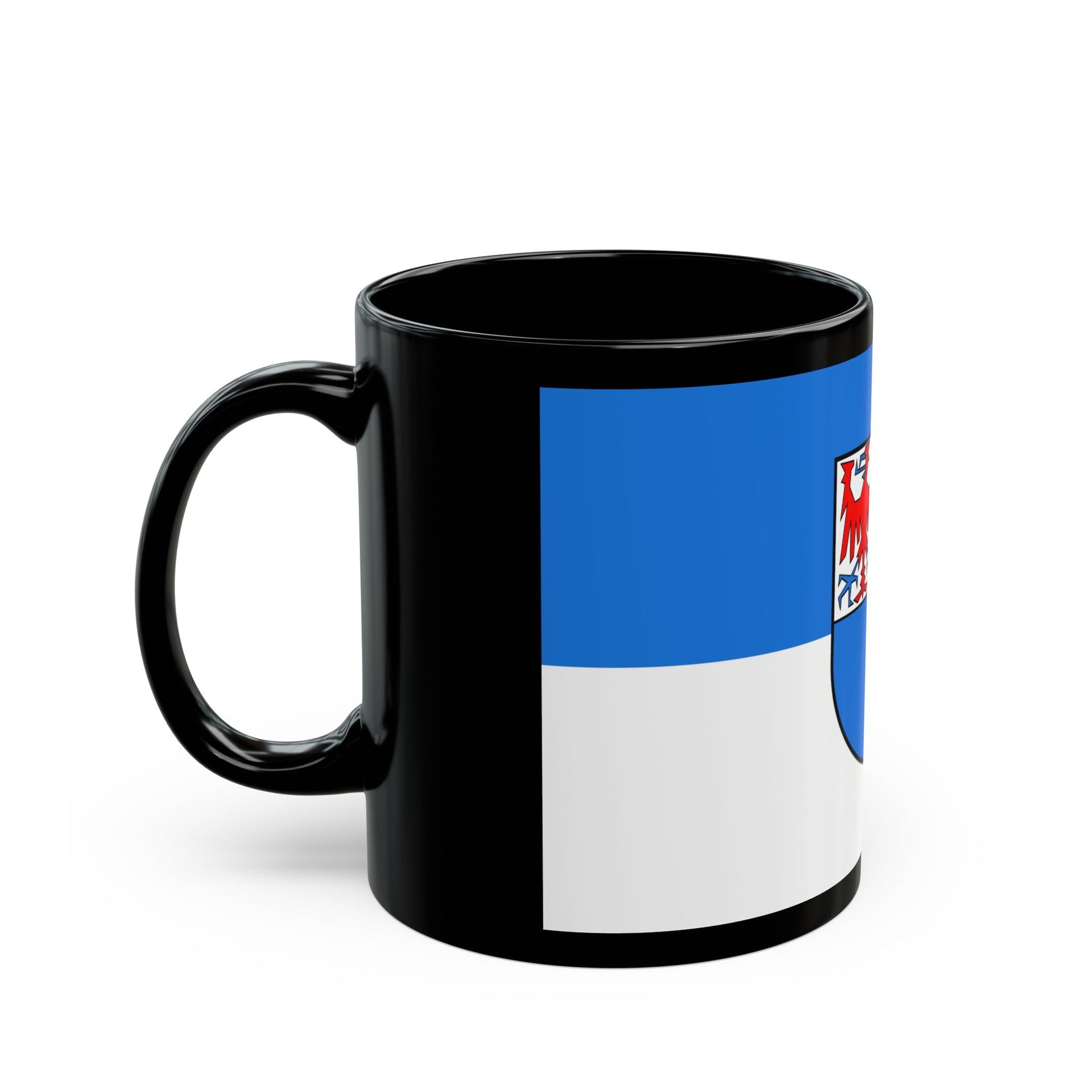 Flag of Schwarzwald Baar Kreis Germany - Black Coffee Mug-The Sticker Space