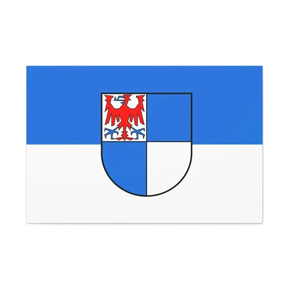 Flag of Schwarzwald Baar Kreis Germany - Canvas Wall Art - The Sticker Space
