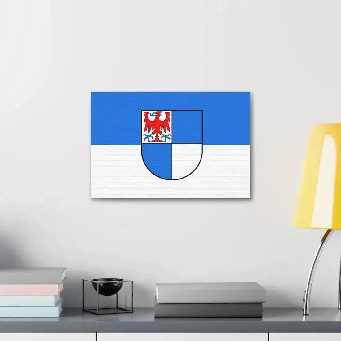 Flag of Schwarzwald Baar Kreis Germany - Canvas Wall Art - The Sticker Space