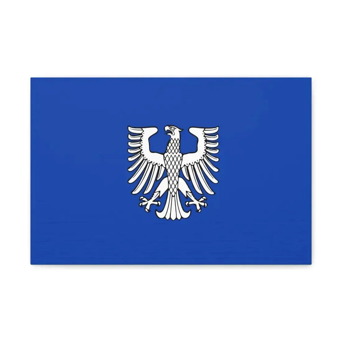 Flag of Schweinfurt 2 Germany - Canvas Wall Art 18″ x 12″ 1.25" - The Sticker Space