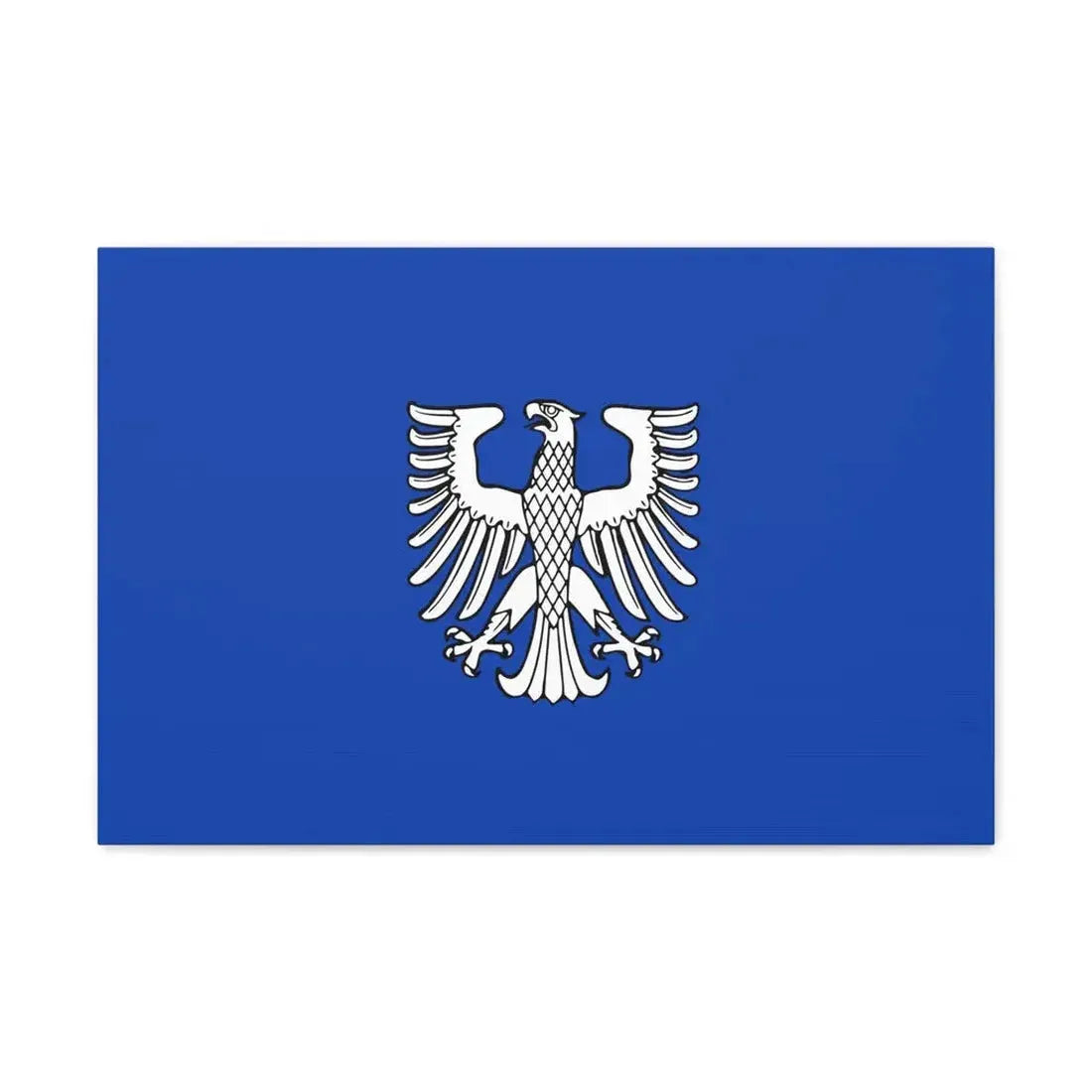 Flag of Schweinfurt 2 Germany - Canvas Wall Art 24″ x 16″ 1.25" - The Sticker Space
