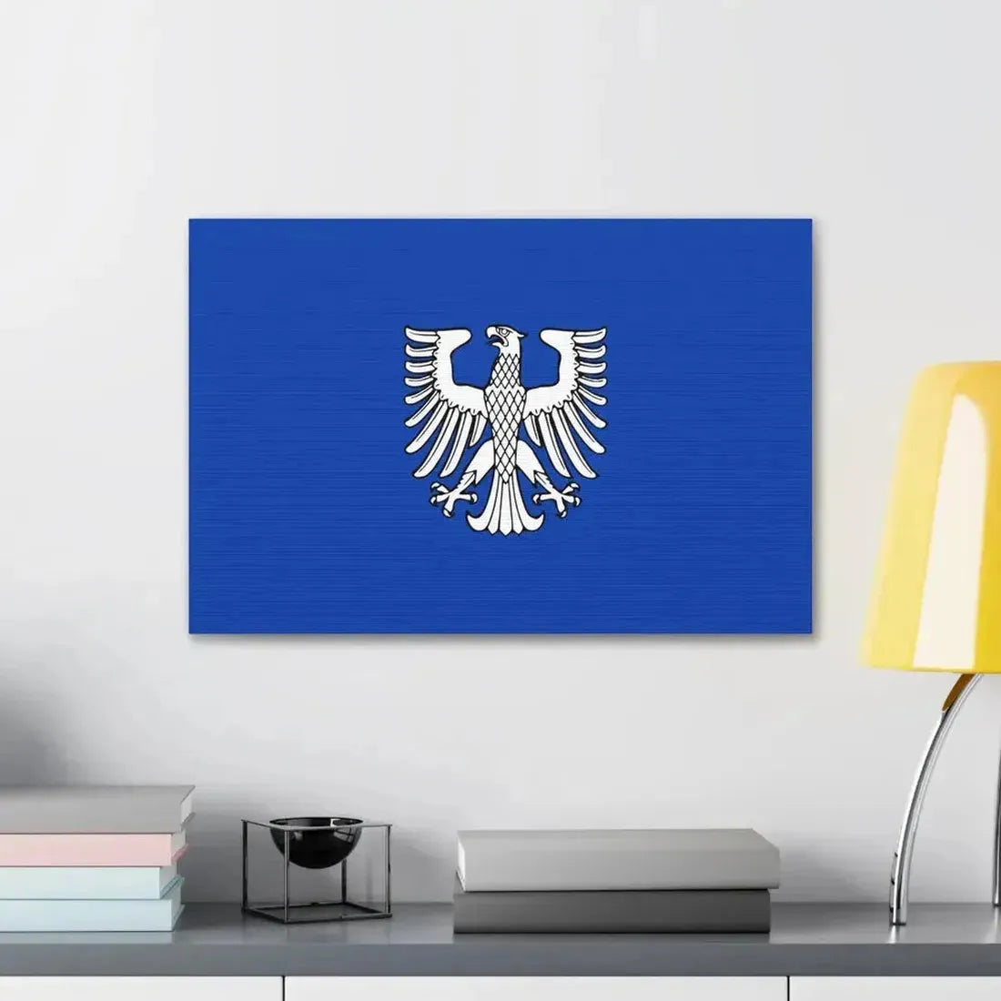 Flag of Schweinfurt 2 Germany - Canvas Wall Art - The Sticker Space