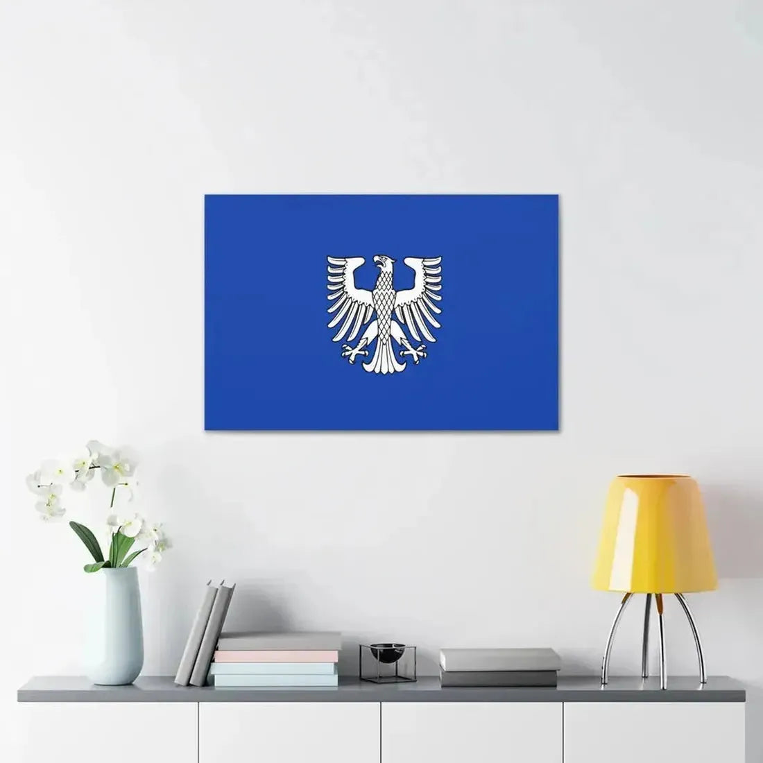 Flag of Schweinfurt 2 Germany - Canvas Wall Art - The Sticker Space