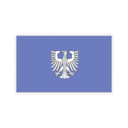Flag of Schweinfurt 2 Germany - STICKER Vinyl Kiss-Cut Decal 3 Inch Transparent - The Sticker Space