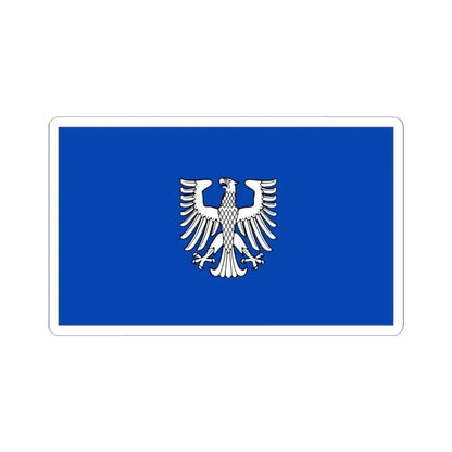 Flag of Schweinfurt 2 Germany - STICKER Vinyl Kiss-Cut Decal 3 Inch White - The Sticker Space