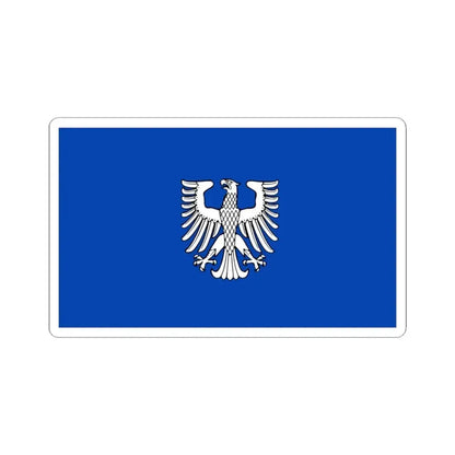 Flag of Schweinfurt 2 Germany - STICKER Vinyl Kiss-Cut Decal 4 Inch White - The Sticker Space
