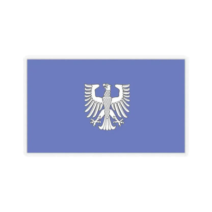 Flag of Schweinfurt 2 Germany - STICKER Vinyl Kiss-Cut Decal 6 Inch Transparent - The Sticker Space