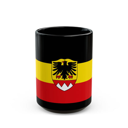 Flag of Schweinfurt Germany - Black Coffee Mug-15oz-The Sticker Space