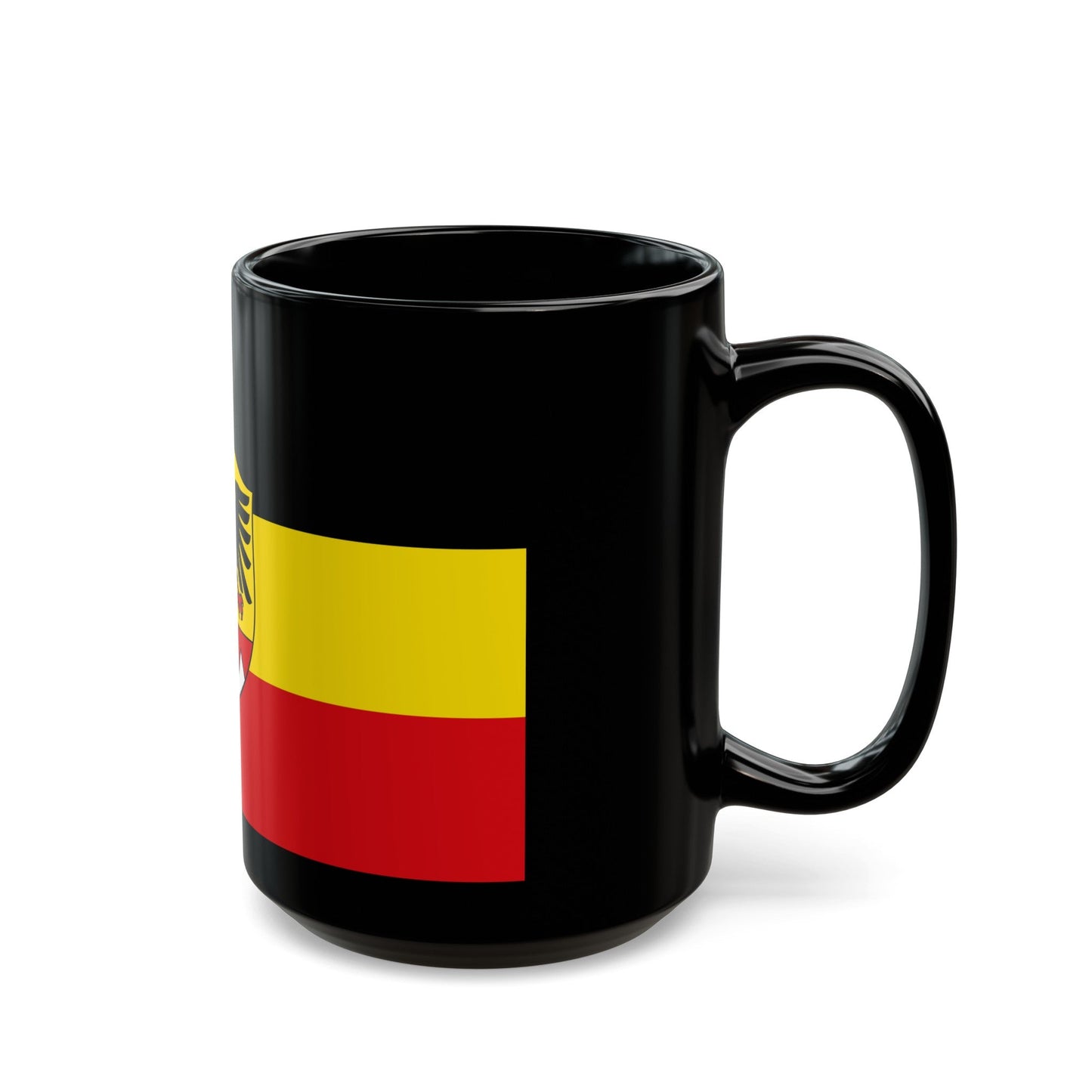 Flag of Schweinfurt Germany - Black Coffee Mug-The Sticker Space