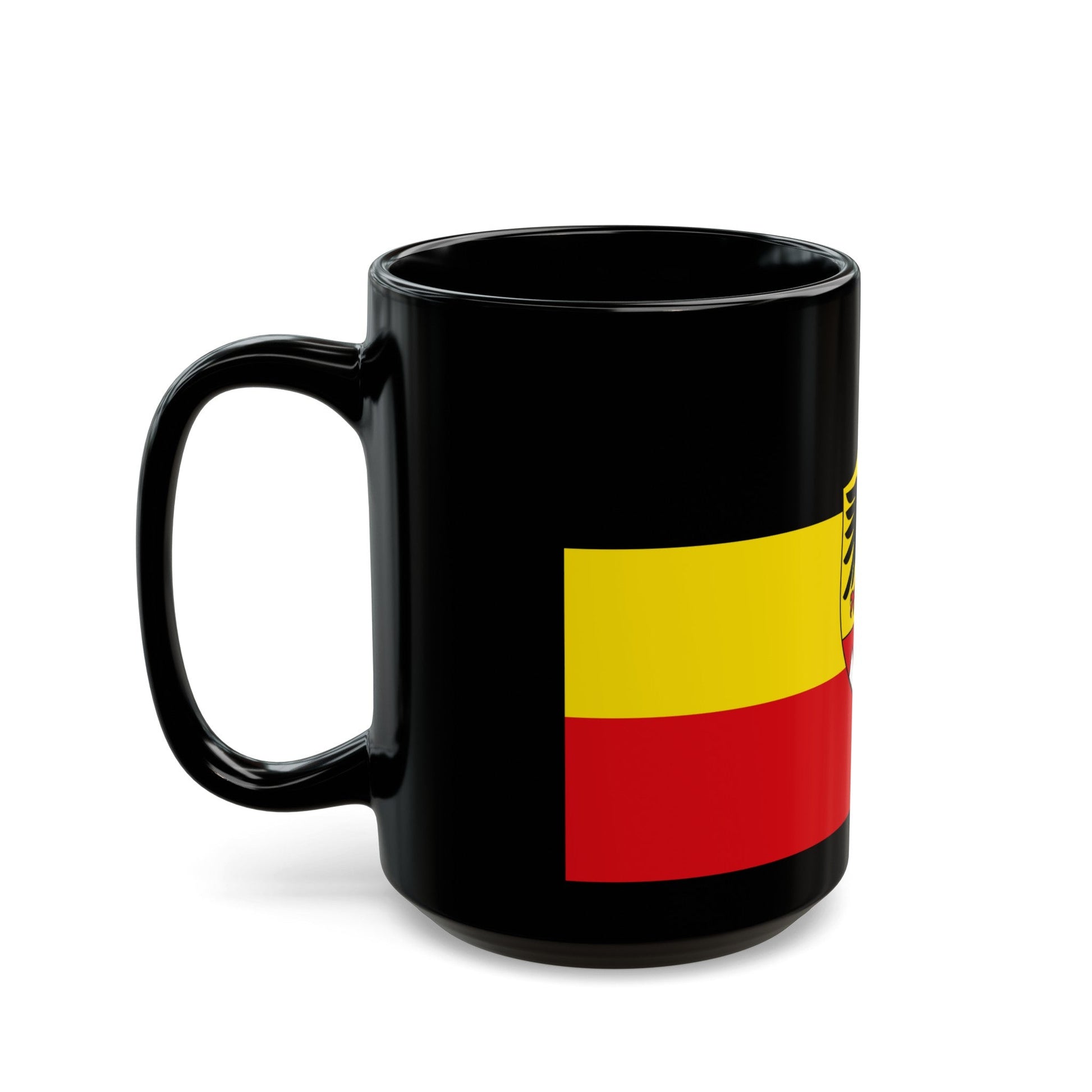 Flag of Schweinfurt Germany - Black Coffee Mug-The Sticker Space