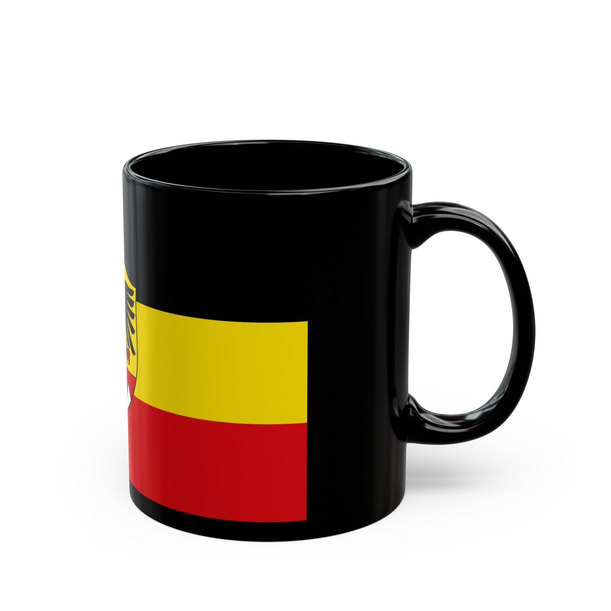 Flag of Schweinfurt Germany - Black Coffee Mug-The Sticker Space