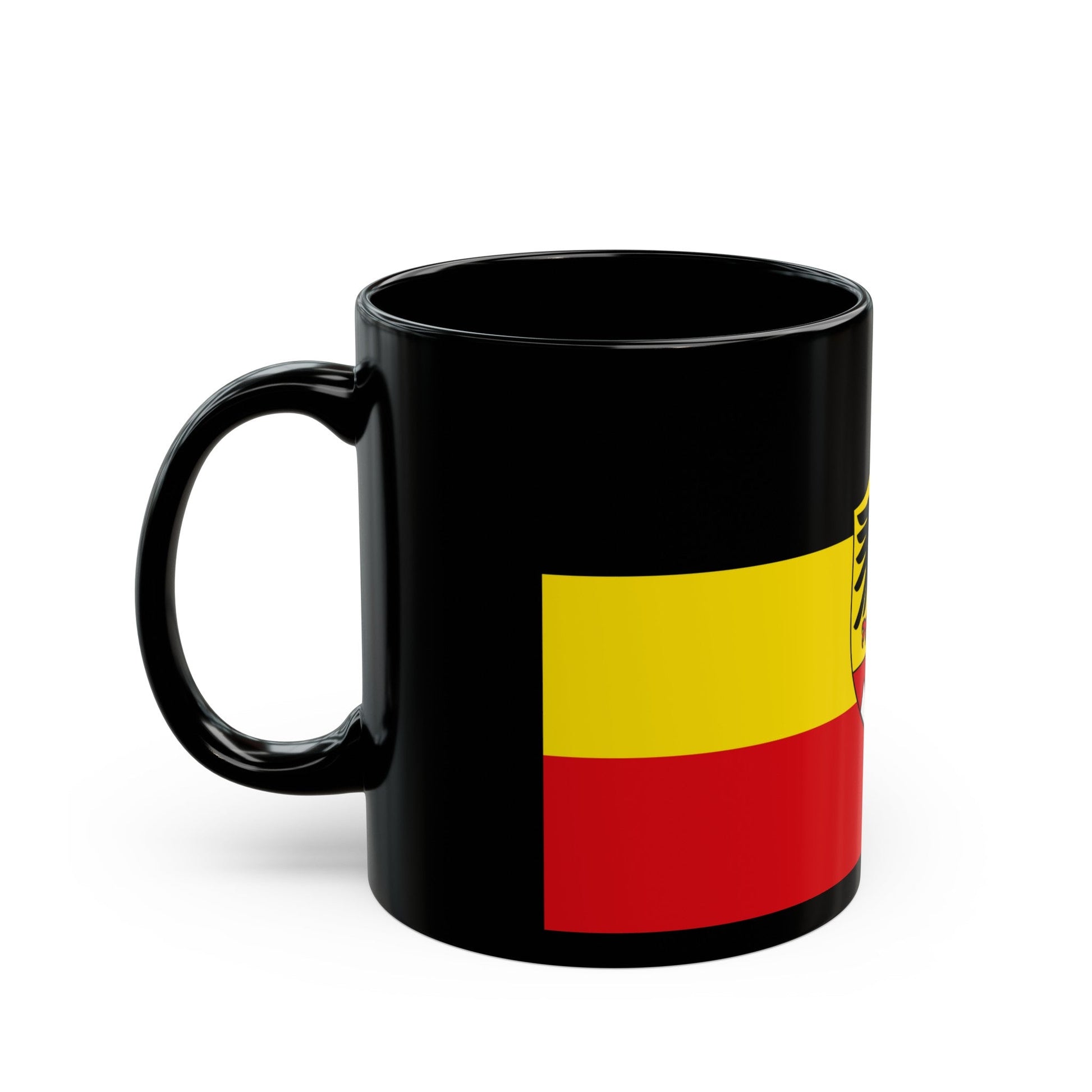 Flag of Schweinfurt Germany - Black Coffee Mug-The Sticker Space