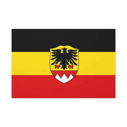 Flag of Schweinfurt Germany - Canvas Wall Art 36" x 24" 1.25" - The Sticker Space