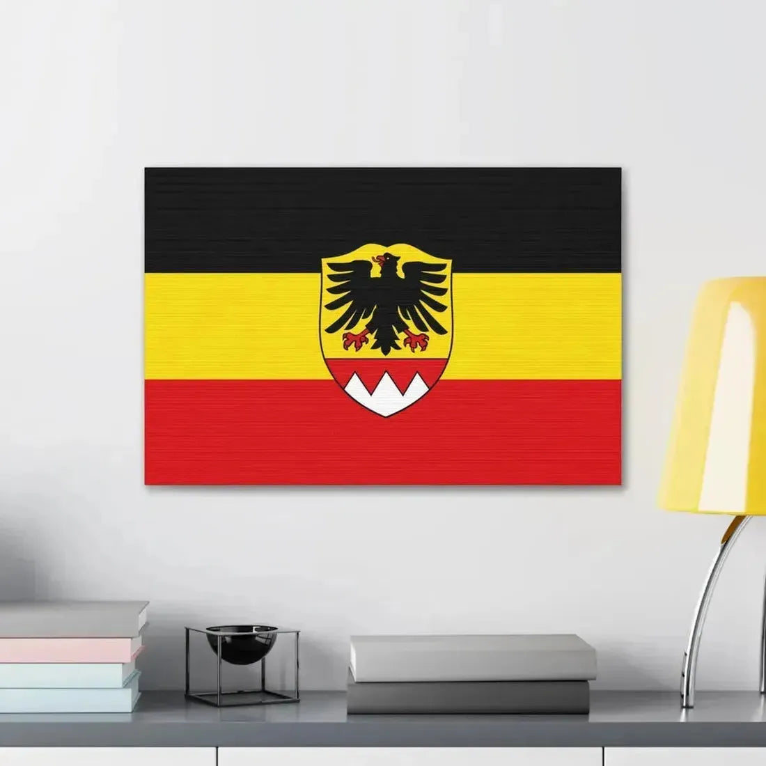 Flag of Schweinfurt Germany - Canvas Wall Art - The Sticker Space