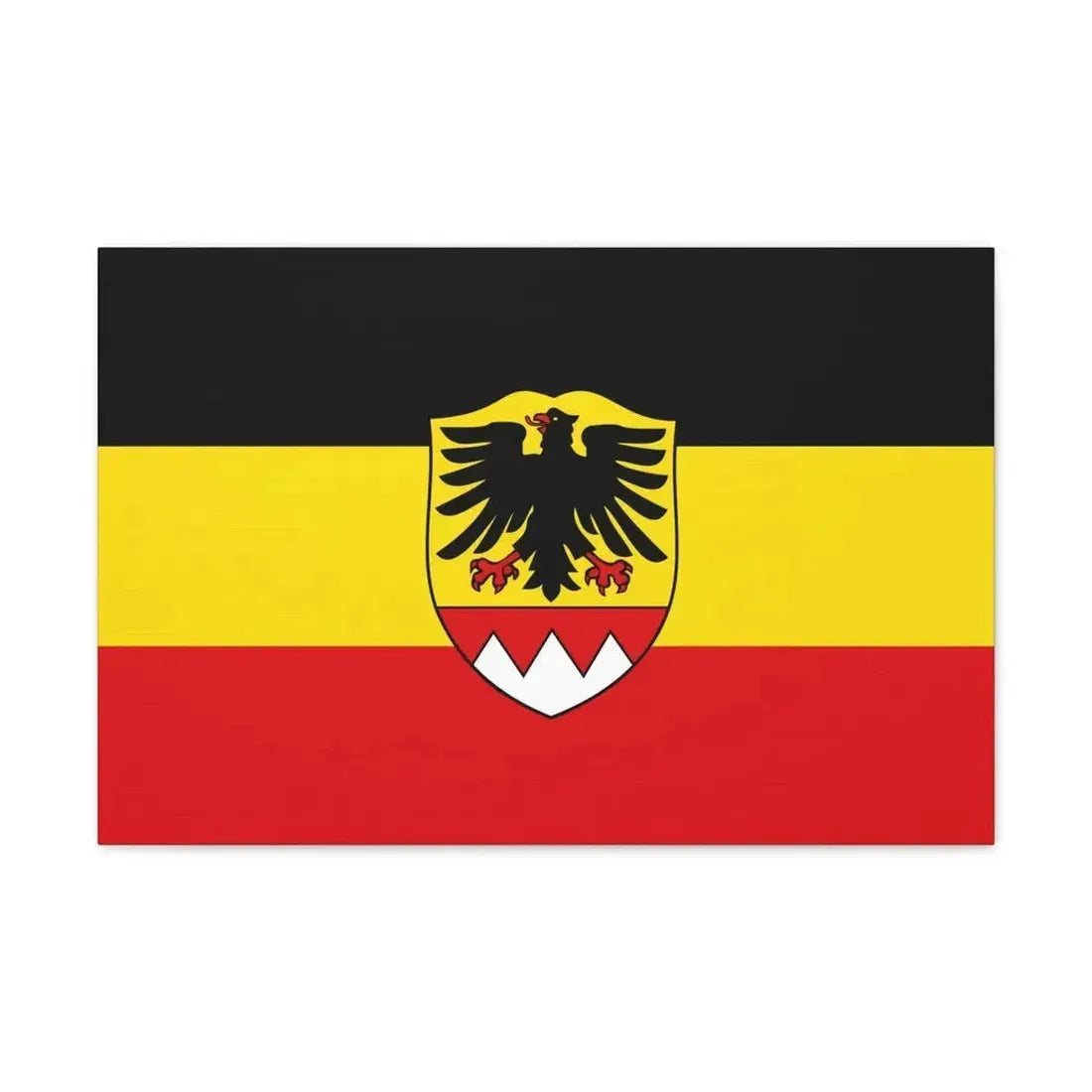 Flag of Schweinfurt Germany - Canvas Wall Art - The Sticker Space
