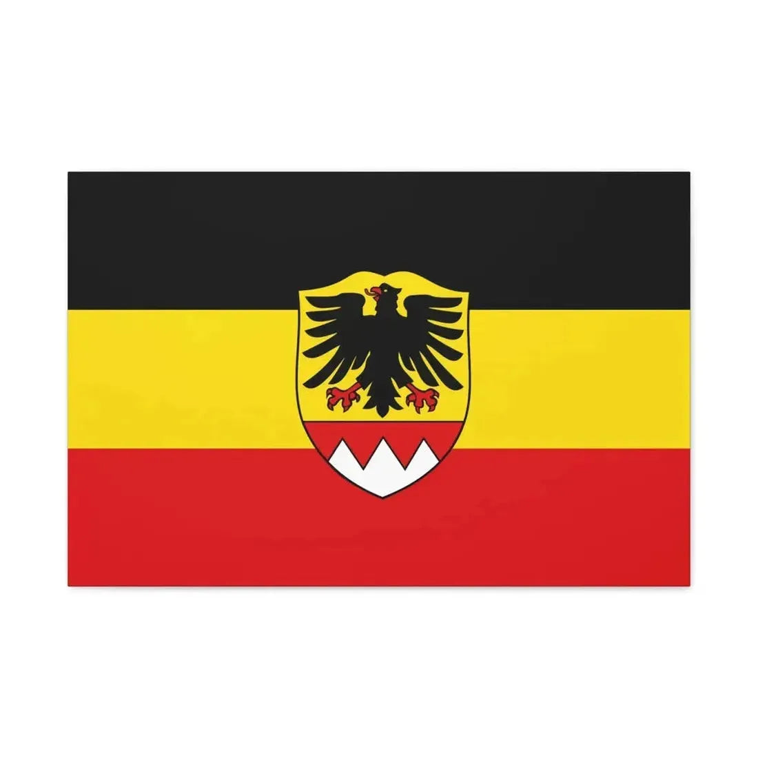 Flag of Schweinfurt Germany - Canvas Wall Art - The Sticker Space