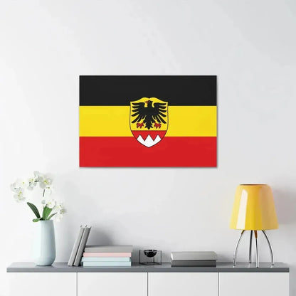 Flag of Schweinfurt Germany - Canvas Wall Art - The Sticker Space