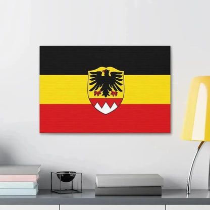 Flag of Schweinfurt Germany - Canvas Wall Art - The Sticker Space