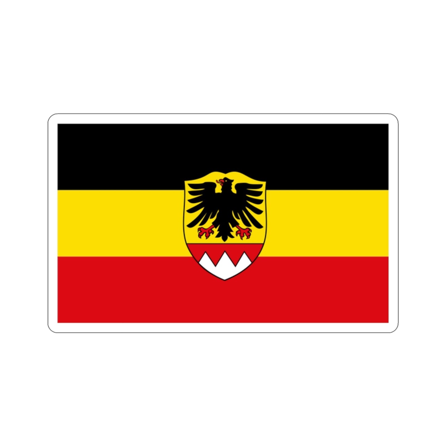 Flag of Schweinfurt Germany STICKER Vinyl Die-Cut Decal-2 Inch-The Sticker Space