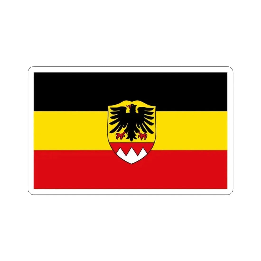 Flag of Schweinfurt Germany STICKER Vinyl Die-Cut Decal 2 Inch - The Sticker Space