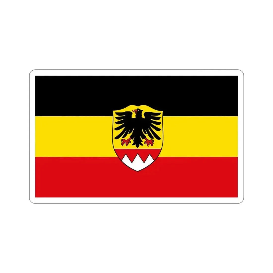 Flag of Schweinfurt Germany STICKER Vinyl Die-Cut Decal - The Sticker Space