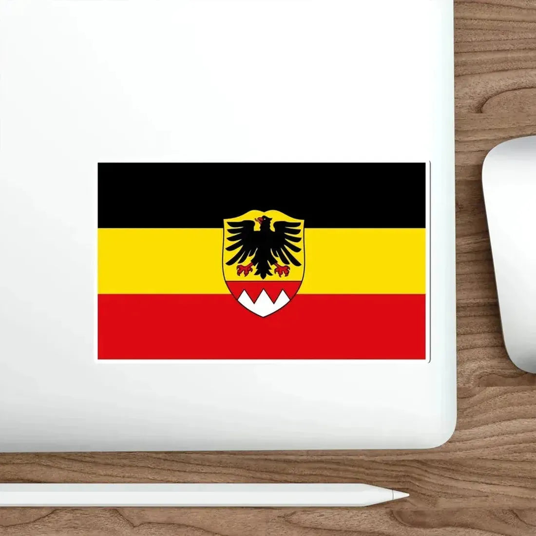 Flag of Schweinfurt Germany STICKER Vinyl Die-Cut Decal - The Sticker Space