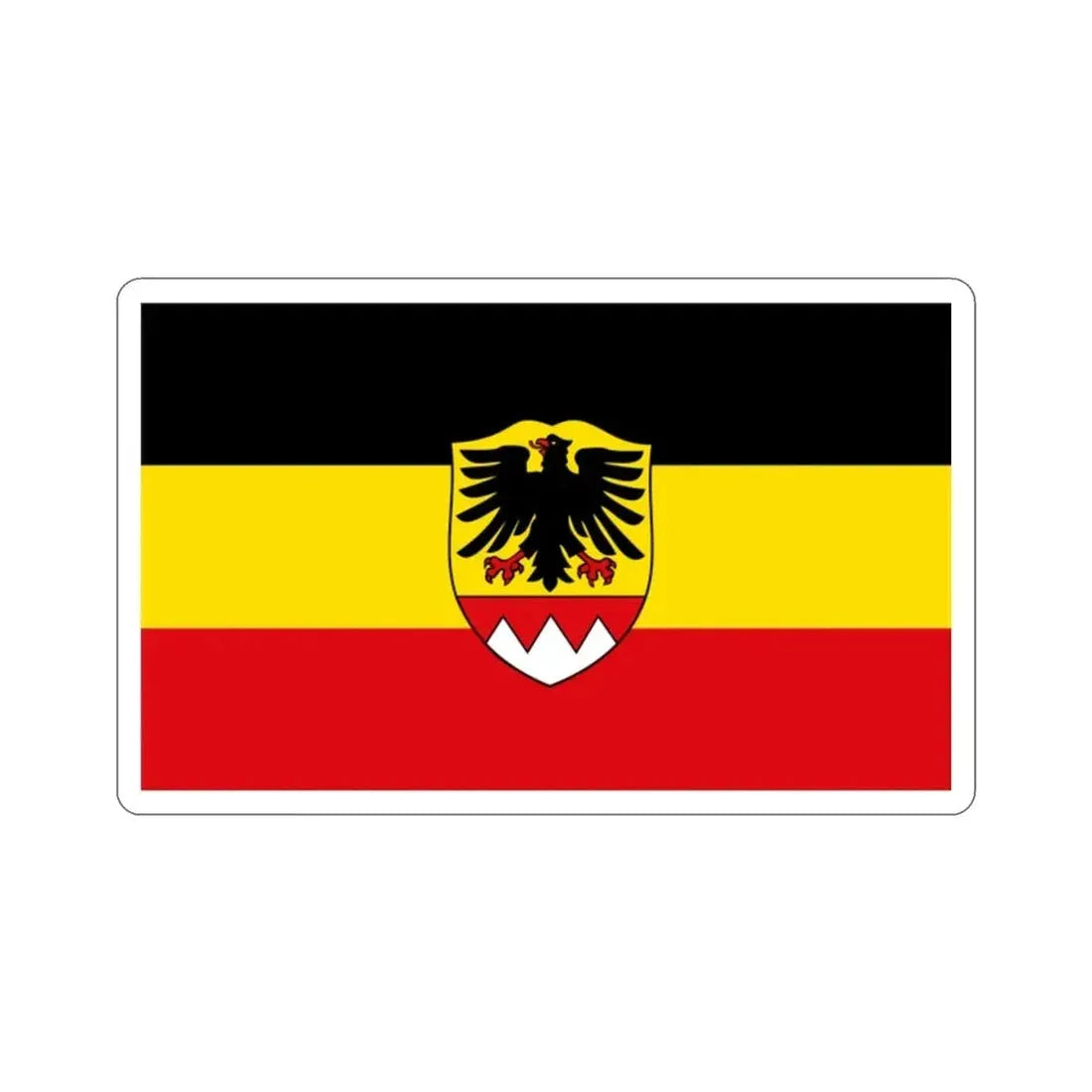 Flag of Schweinfurt Germany STICKER Vinyl Die-Cut Decal - The Sticker Space