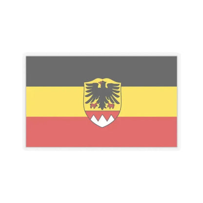 Flag of Schweinfurt Germany - STICKER Vinyl Kiss-Cut Decal 2 Inch Transparent - The Sticker Space