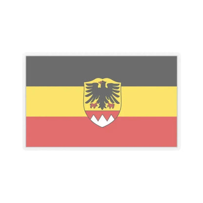 Flag of Schweinfurt Germany - STICKER Vinyl Kiss-Cut Decal 3 Inch Transparent - The Sticker Space